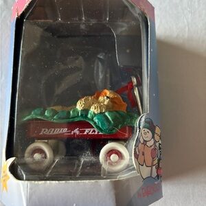 Radio Flyer Festive Red Wagon with Gold Accents Ornament